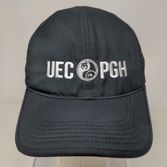 UEC PGH Strapback Hat Black OSFM Embroidered Nike Dri-Fit Featherlight - Picture 2 of 8